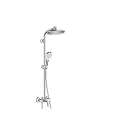 Hansgrohe Colonne de douche 240 1jet,Mitigeur mécanique chromé