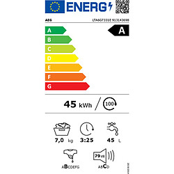 Avis Machine à laver AEG LTA6G7331E 40 cm 1300 rpm 7 kg