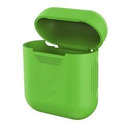 Wewoo Etui Casque / Ecouteurs vert pour Apple AirPods Portable Sans Fil Bluetooth Écouteur Silicone Boîte De Protection iPhone Anti perte Dropproof Sac De Rangement 