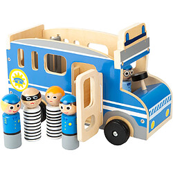 Small Foot Voiture de jeu Minibus de police XL 