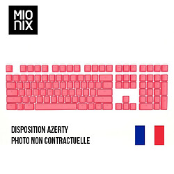 Keycaps MIONIX AZERTY (FR) - Frosting (ROSE)