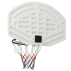 Avis vidaXL Panneau de basket-ball Blanc 90x60x2 cm Polyéthylène