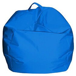 Alter Pouf élégant, couleur bleue, Mesure 65 x 50 x 65 cm