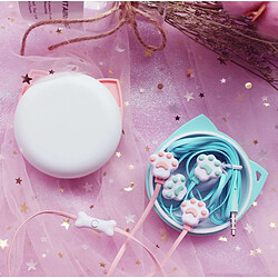 GUPBOO Candy Colors 3.5mm Filaire In-Ear Headphones Sports Bass Headphones Music Headsets for Phone 