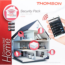 Kit sécurité système d'alarme sans fil pour maison connectée 28 pcs THOMSON