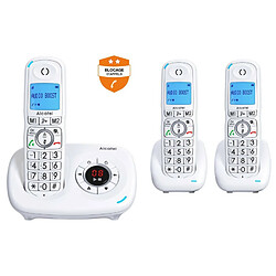 Téléphone sans fil ALCATEL XL 585 VOICE TRIO BLANC