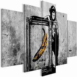 Paris Prix Tableau Imprimé 5 Panneaux Proud Monkey Wide 50 x 100 cm 