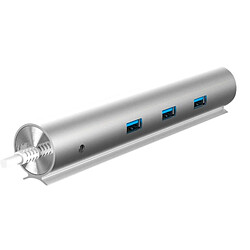 Acheter Hub USB Woxter PE26-142 Blanc Argenté Aluminium (1 Unité)