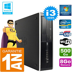 PC HP Compaq 8300 SFF Core I3-3220 Ram 8Go Disque 500 Go Graveur DVD Wifi W7 · Occasion 