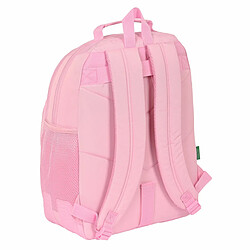 Cartable Benetton Vichy Rose (32 x 42 x 15 cm)