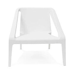 Mes Fauteuil de jardin 69,5x74x66,5 cm blanc