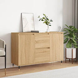 vidaXL Buffet chêne sonoma 104x35x70 cm bois d'ingénierie