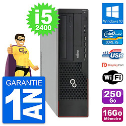 PC Fujitsu Esprimo E910 DT Intel i5-2400 RAM 16Go Disque 250Go Windows 10 Wifi - Occasion