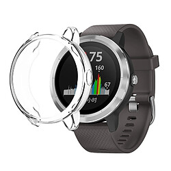 Wewoo Boîtier de montre Pour Garmin Vivoactive 3 TPU Housse de protection Transparent 