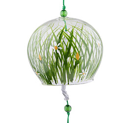 Avis windchime de verre de style japonais suspendus bénédiction cloches carillons éoliens à la maison 6