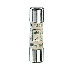 Legrand fusible cartouche cylindrique - 10 x 38 - 8 ampères 