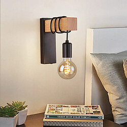 Avis Universal Lampe murale Salon créatif Simple Chambre à coucher Fond de mur en bois (ampoule non incluse)