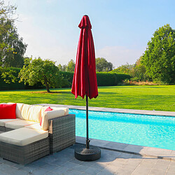 Avis SkyLantern Parasol Droit Octogonal Rouge 270 cm