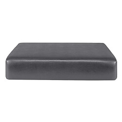 Housse De Siège En Cuir PU Imperméable Avec Coussin Protecteur Grey_3 Seater