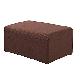 Acheter Pouf extensible Pouf Couvre-pouf repose-pieds protecteur de housse a brun foncé