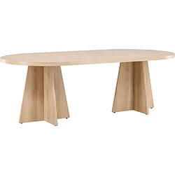 Venture Home Table de repas ovale Bootcut naturel. Table de repas ovale Bootcut naturel