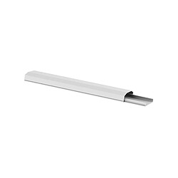 Perel Goulotte passe-c,bles droite - pvc - 60 x 250 mm - blanc 