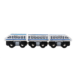 Wagon de train magnétique en bois pour accessoires de trains jouets, unités multiples