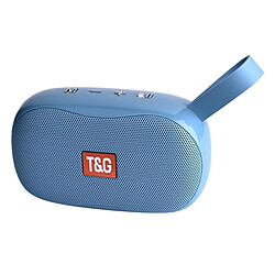 Yonis Enceinte Bluetooth Subwoofer Portable Avec Cordon Tressé Support USB AUX TF Card FM Enceinte Bluetooth Portable Style Tissé Avec Subwoofer AUX TF USB FM Bleu YONIS