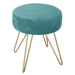 Tabouret Métal Modern 1920 40cm Vert