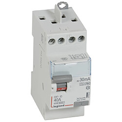 interrupteur différentiel legrand dx3 40a 30ma 2 poles type hpi - vis / vis