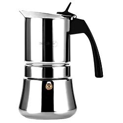 Cafetière Expresso Italienne Induction, Acier Inoxydable 6 Tasses de Café, , Argent, FAGOR, Etnica 