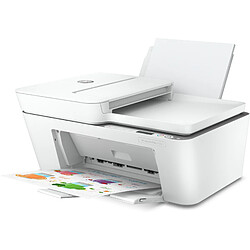 HP DeskJet Imprimante Tout-en-un HP 4120e, Couleur, Imprimante pour Domicile, Impression, copie, numérisation, envoi de télécopie mobile, HP+; Éligibilité HP Instant Ink; Numériser vers PDF