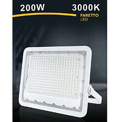 Tradex LED 200 WATT ULTRA SLIM OUTDOOR WHITE IP65 LIGHT 6500K 4000K 3000K FS200W-B