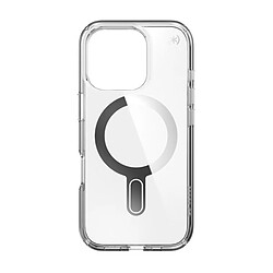 Speck Coque pour iPhone 16 Pro Presidio Antichocs MagSafe avec Système ClickLock Transparent 