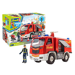 Revell Maquette camion : Junior Kit : Camion d'incendie avec figurine