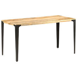 vidaXL Table de salle à manger 140x70x76 cm Bois de manguier massif 