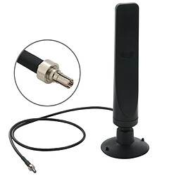 Wewoo Antenne Wifi noir Haute Qualité Intérieur 12dBi CRC9 Connecteur 3G