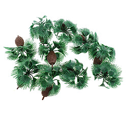 10x plastique palm tree modèle train chemin de fer miniature scène prop 6cm pas cher