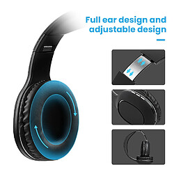 Avis GUPBOO AIYIMA Hi-Fi Stéréo Musique Casque Pliable Casque avec Micro pour Téléphone Tablette Bluetooth Casque