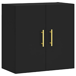 vidaXL Armoire murale noir 60x31x60 cm bois d'ingénierie