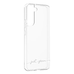 Coque Samsung Galaxy S22 Plus Recyclable Just Green transparent