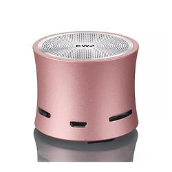 Wewoo Enceinte Bluetooth EWA A104 Haut-parleur Lecteur MP3 portable Métallique Entrée USB multimédia stéréo Or rose 