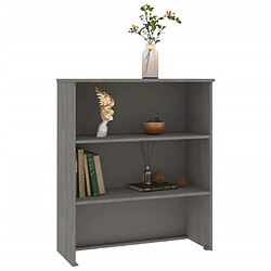 Acheter vidaXL Dessus de buffet HAMAR Gris clair 85x35x100 cm Bois de pin