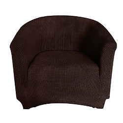 Mode Fauteuil Housses Chaise Canapé Housse De Canapé Marron Foncé imprimé haute housse de canapé extensible antidérapant