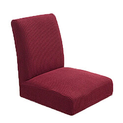 Spandex Stretch Couverture De Chaise De Tabouret De Bar Noir Rouge