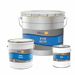 Acheter Pok Peinture de Finition Solvantée Laque Semi-Brillante Boiseries Intérieures et Extérieures - 10L - RAL 7023 - Gris Béton