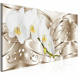 Paris Prix Tableau Imprimé Flowering Narrow Beige 40 x 120 cm 