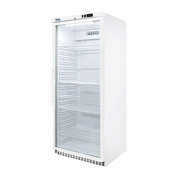 Armoire Réfrigérée Positive en Inox - Porte Vitrée - 400 L - Couleur Blanc - Sofraca