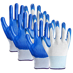 BESTA Gants de jardinage pour femmes, gants de travail pour femmes en nitrile, 3 paires de gants de jardin respirants 