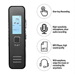 Acheter Dictaphone Audio HD Enregistrement Clair Avec Réduction De Bruit Et Chiffrement YONIS